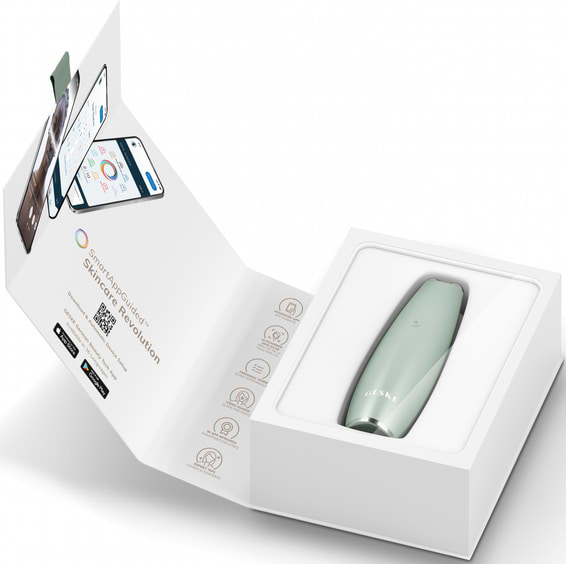 Фото - Микротоковая ручка для подтяжки лица GESKE MicroCurrent Face-Lift Pen 6 в 1 зеленый (GK000013GN01)