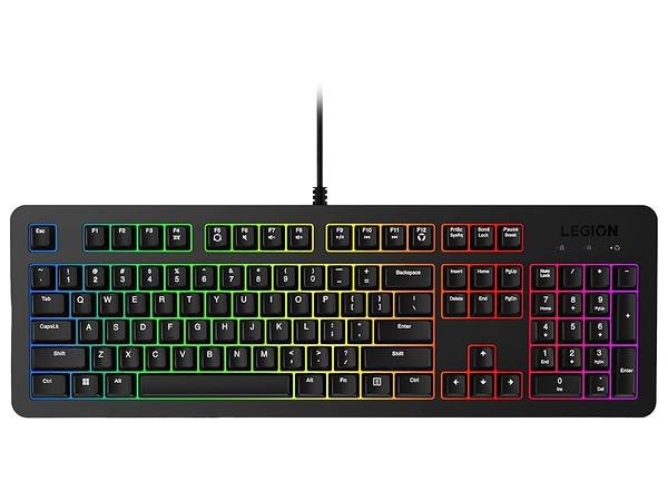 Фото - Клавіатура дротова ігрова Lenovo Legion K310 RGB Gaming Keyboard UA (GY41N91855)