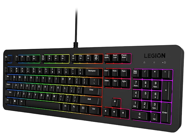 Фото - Клавіатура дротова ігрова Lenovo Legion K310 RGB Gaming Keyboard UA (GY41N91855)