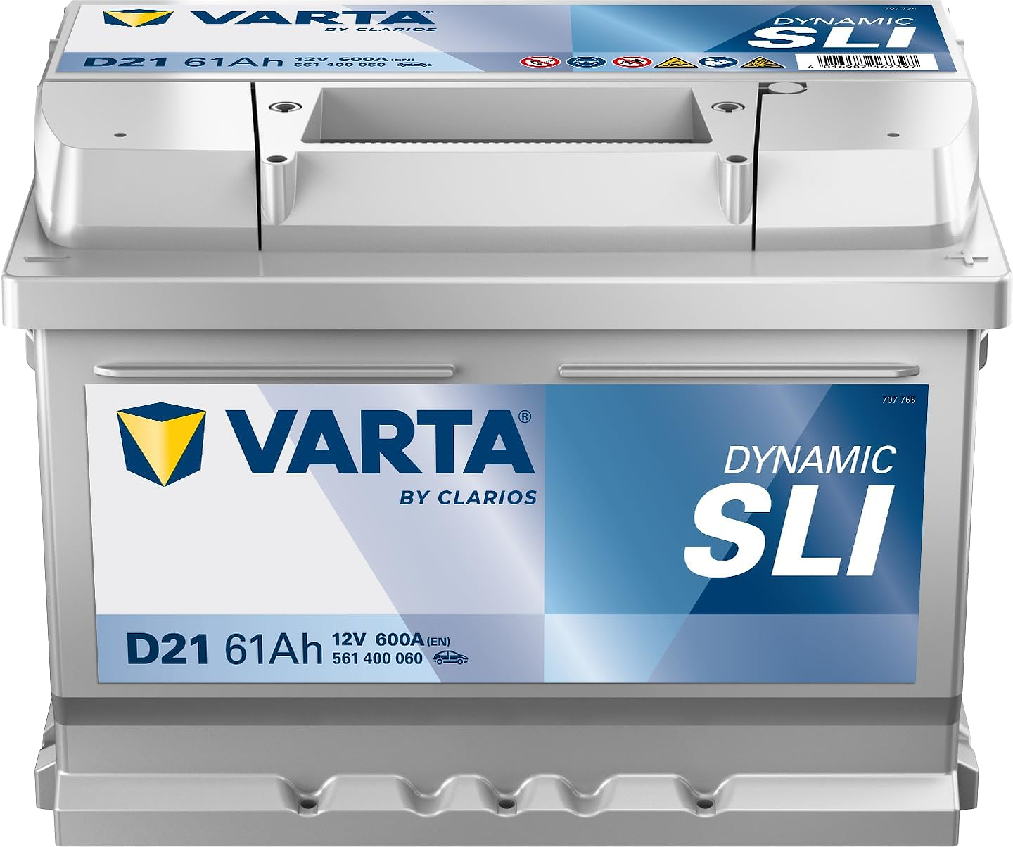 Акумулятор для ДБЖ Varta Dynamic SLI 12В 61Аг 600А R+ (561400060)