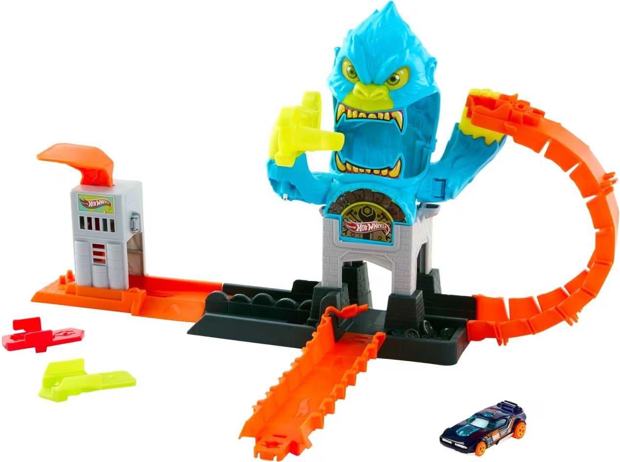 Игровой набор Hot Wheels Атака лютой гориллы (JHL92)