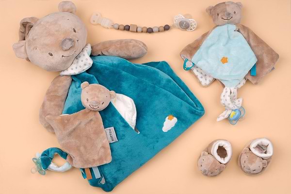 Фото - Брязкальце Nattou Міа і Базиль. Дуду Базиль ведмежа (562126)