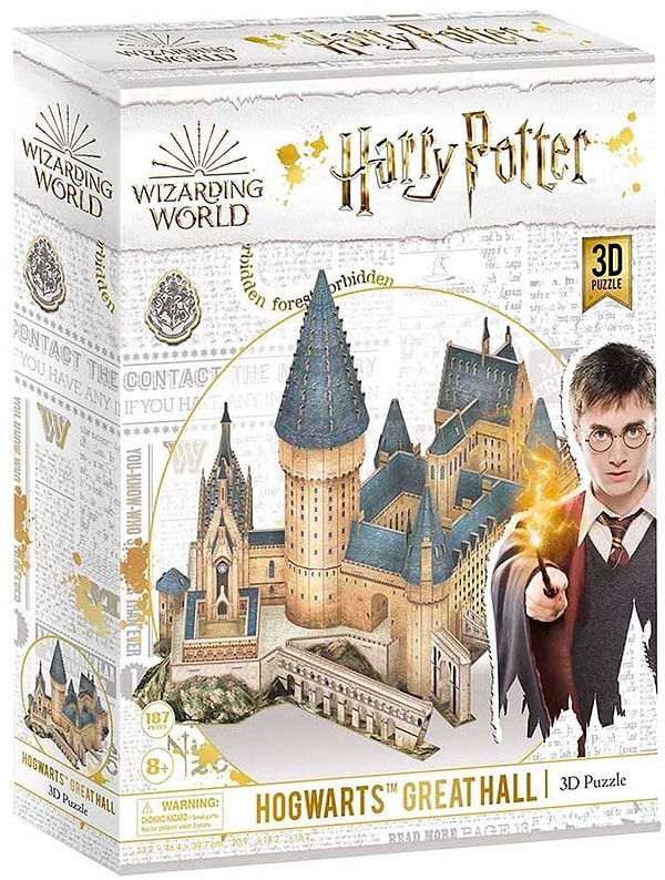 Фото - 3D пазлы Cubic Fun Хогвартс Большой зал Harry Potter (DS1011h)
