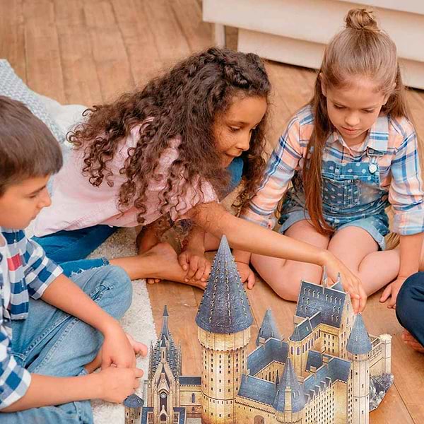 Фото - 3D пазлы Cubic Fun Хогвартс Большой зал Harry Potter (DS1011h)