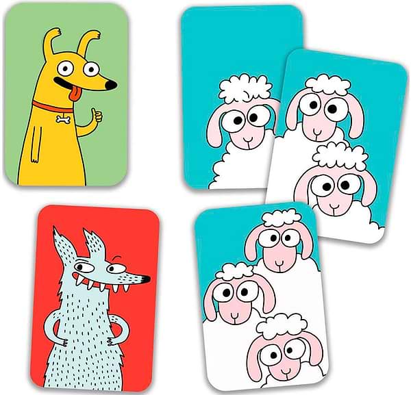 Фото - Настільна гра (5-7 років) Djeco "Збери баранчиків" (DJ05145)