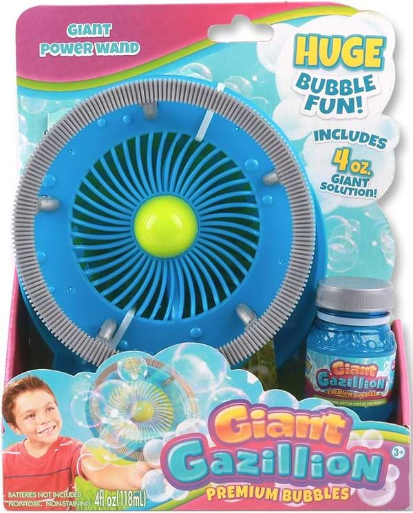 Фото - Генератор мыльных пузырей Gazillion Гигант вентилятор в наборе р-р 118 мл (GZ36132)