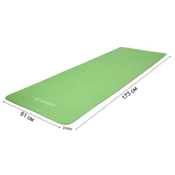 Фото - Коврик для йоги и фитнеса TECOFIT EVA Mat 173х61х6 мм Green single color (TOP240214836/3)