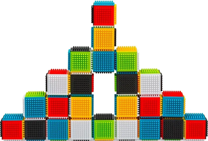 Кубики Infantino Розвиваючий набір текстурні кубики (316051I)