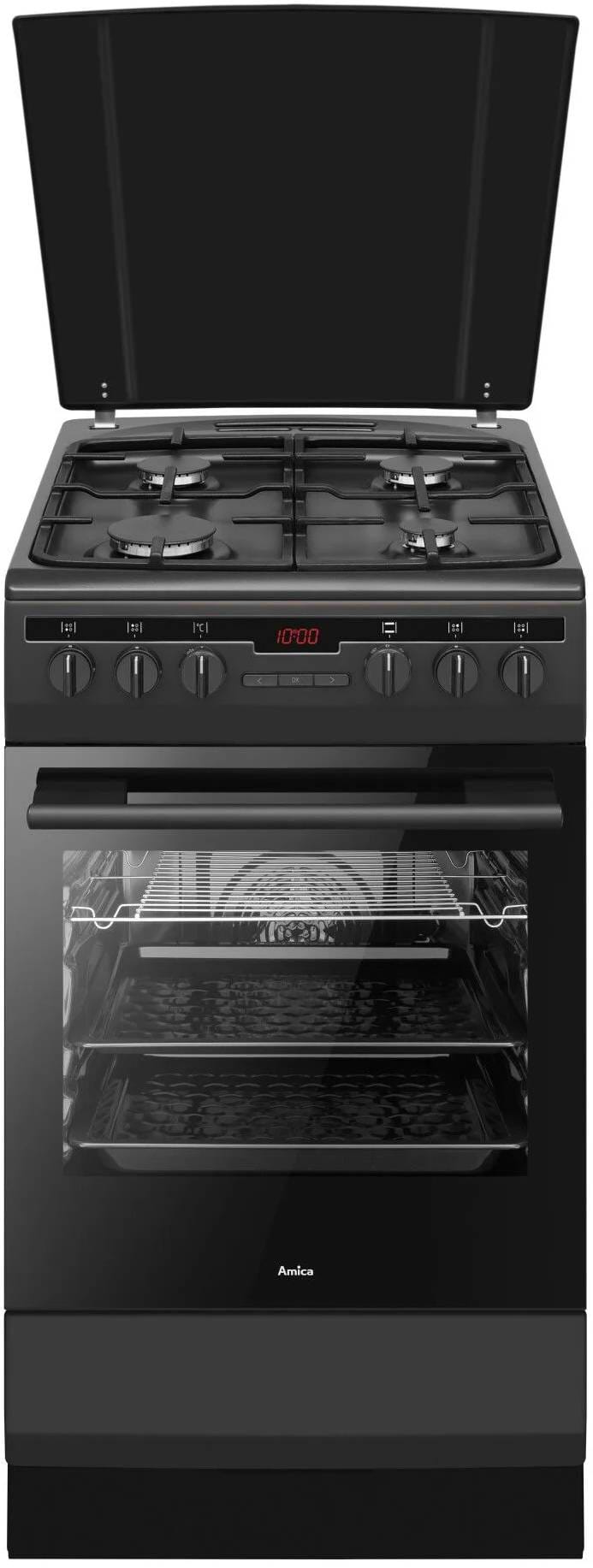 Фото - Плита газова Amica 57GED2.33HZPTAA(Bm)