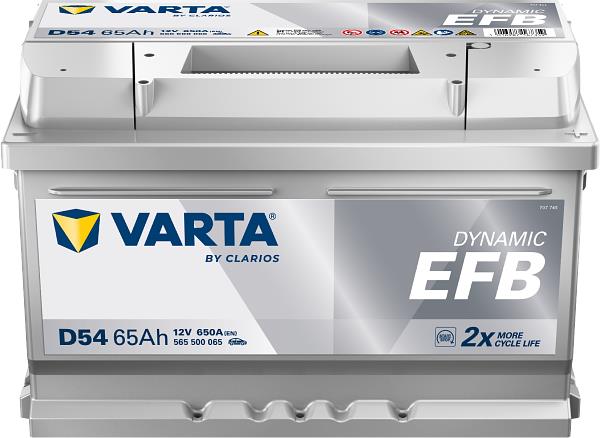 Акумулятор для ДБЖ Varta Dynamic EFB 12В 65Аг 650А R+ (565500065)