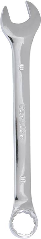 Ключ комбинированный CarLife CR-V 18 мм (WR3018)
