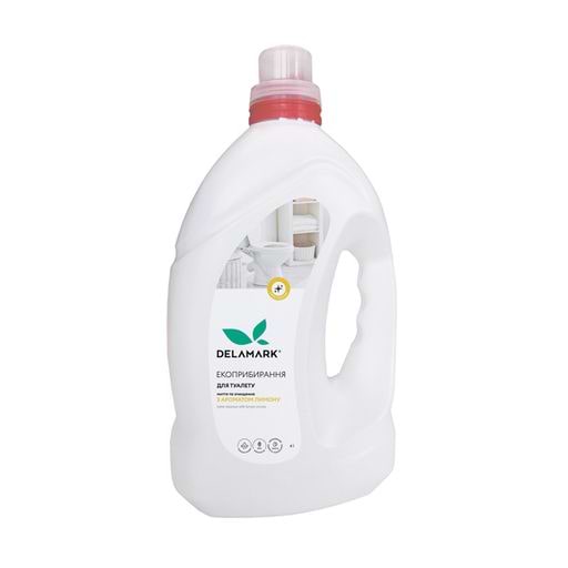 Засіб для чищення унітазу DeLaMark з ароматом лимону 4 л (4820152332066)