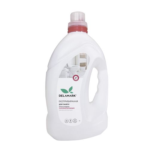 Засіб для чищення унітазу DeLaMark з ароматом вишні 4 л (4820152332073)