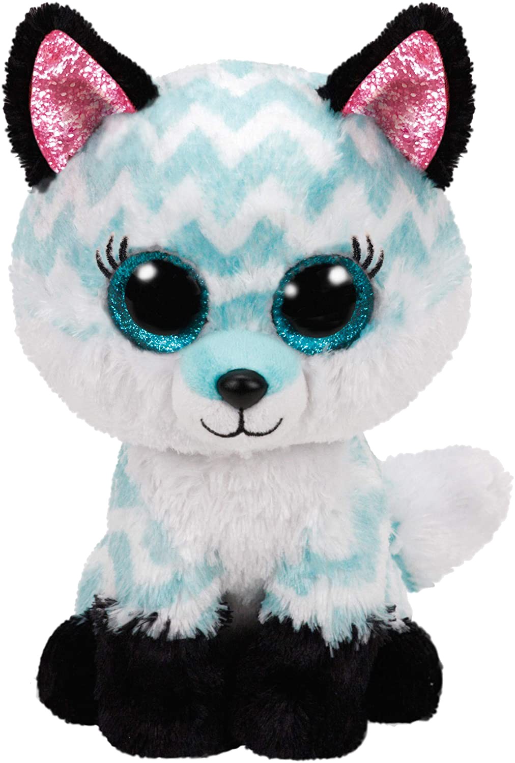 Мягкая игрушка глазастик TY Beanie Boo's Голубая лиса "ATLAS" 15см (36368)