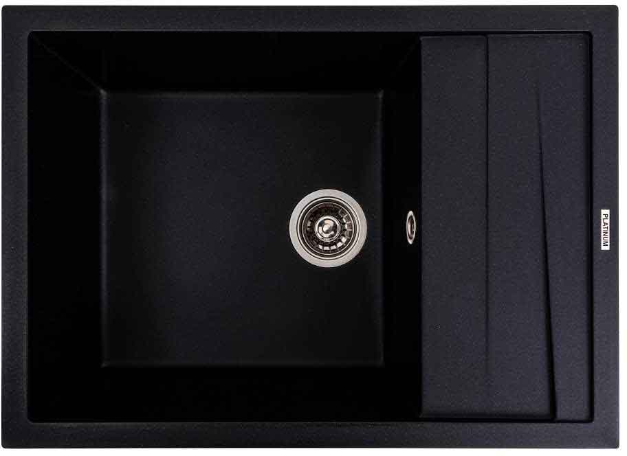 Мойка кухонная VALESO 7050 CASCADA матовая черный металлик