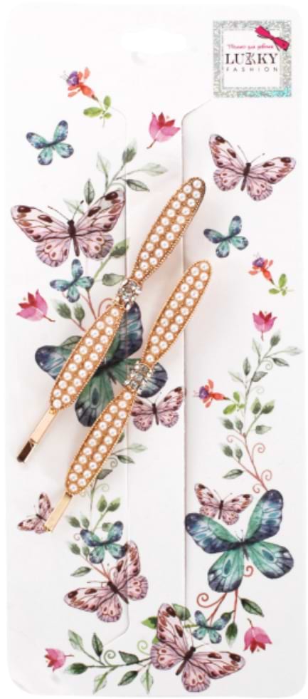 Набір для волосся Lukky Золоті бантики 2 шт. (T18448)