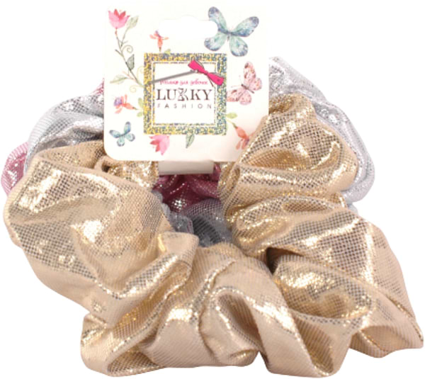 Фото - Набор для волос Lukky Набор детских резинок металлик 3 шт. (T19600)