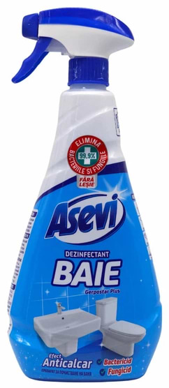 Засіб для миття у ванній кімнаті Asevi Дезінфікуючий 750 мл (ASBCFLD750) - Фото 1