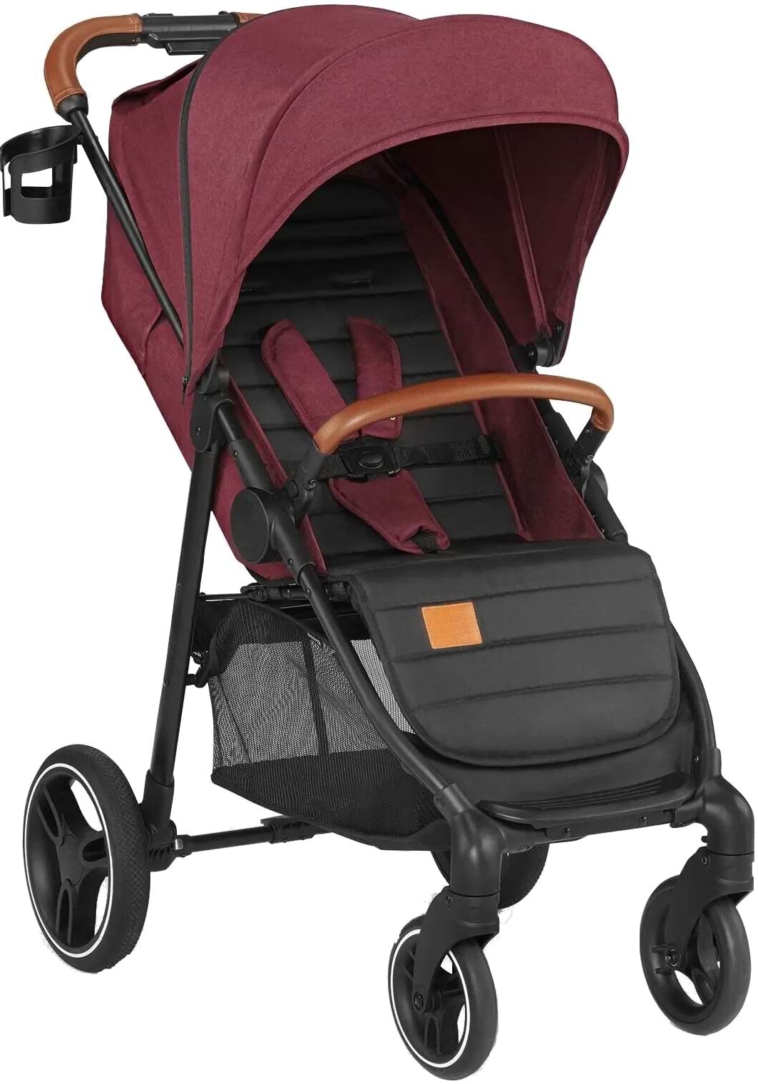 Коляска прогулочная Kinderkraft Grande 2020 Burgundy (KKWGRANBRG000N)
