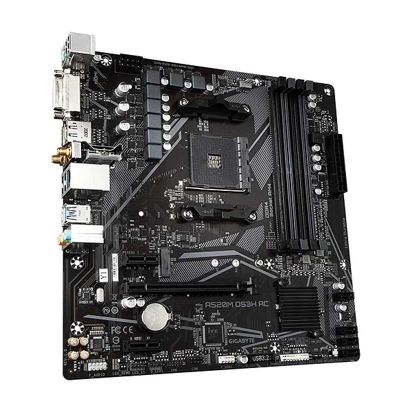 Фото - Материнська плата Gigabyte sAM4 AMD A520 4xDDR4 (A520M DS3H AC)