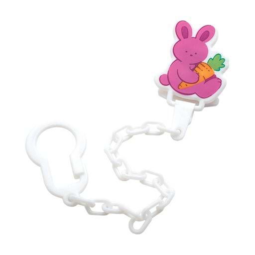 Держатель пустышек Lindo розовый  (Pk 015 роз)