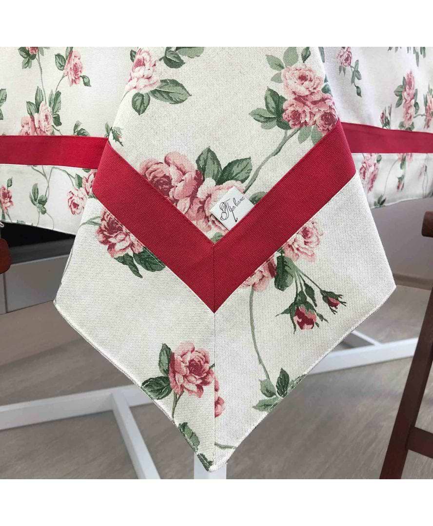 Скатертина прямокутна Прованс з кантом Глорія Квіти 136х180 см (014646)