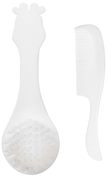 Фото - Набор расчесок для детских волос Lindo Жираф белый (Lі 600 бел)