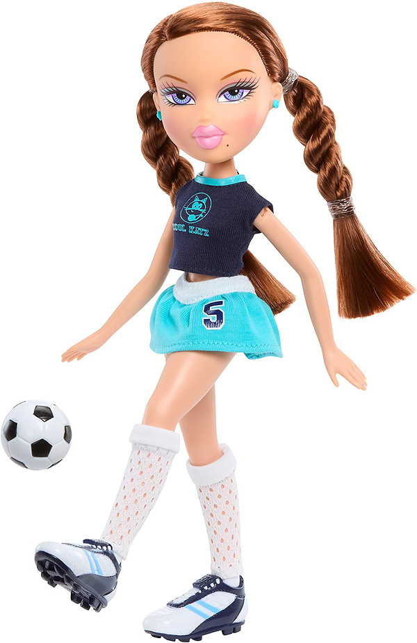 Фото - Ляльковий набір Bratz серії Play Sportz – ФУТБОЛІСТКА РОКСІ з аксесуарами (569558)