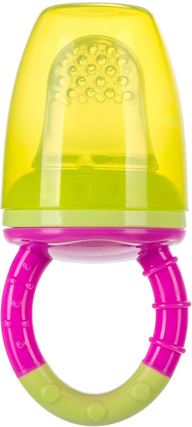 Ниблер детский Canpol babies Силиконовый для кормления, зеленый с розовым (56/010)