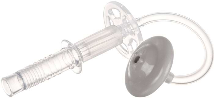 Аксессуар для детских поильников Canpol babies Трубочка силиконовая с утяжелителем 1 шт. - серая (56/609_grey)