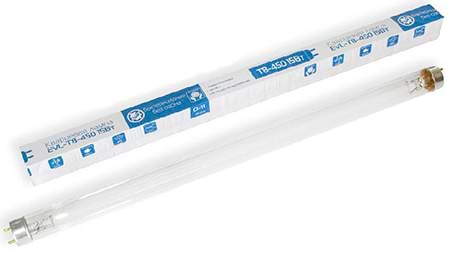 Купити Бактерицидна лампа EVL T8-450 без озону (000057017) - Фото 1 Бактерицидна лампа EVL T8-450 без озону (000057017) - Фото 1