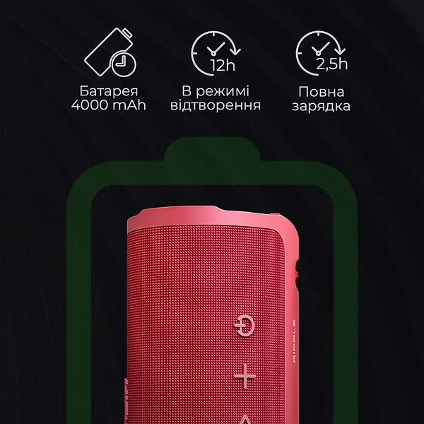 Фото - Портативна акустика HiFuture ripple.red.