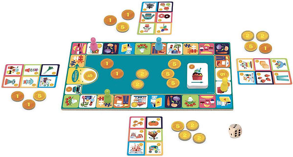 Фото - Настольная игра развивающая (5-7 лет) Djeco "Маленький магазин" (DJ08533)
