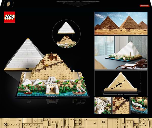 Фото - Конструктор LEGO Architecture Піраміда Хеопса (21058)