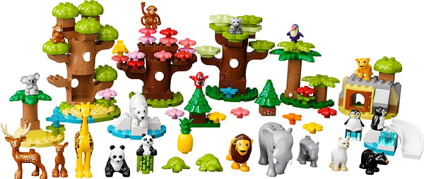 Фото - Конструктор LEGO DUPLO Town Дикие животные мира (10975)