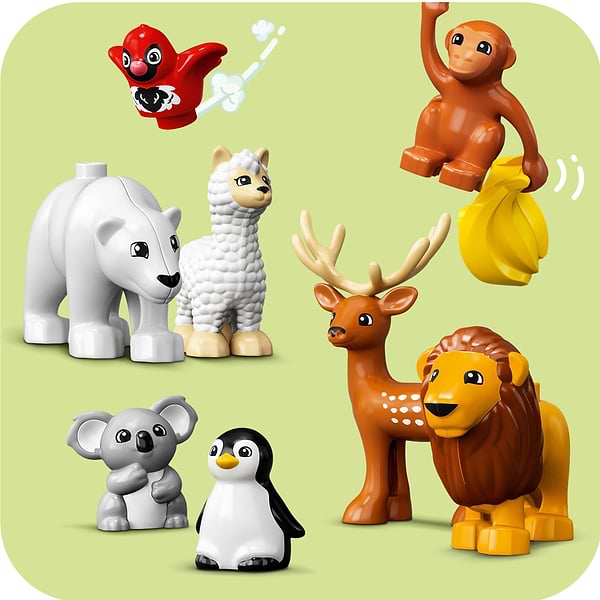 Фото - Конструктор LEGO DUPLO Town Дикие животные мира (10975)