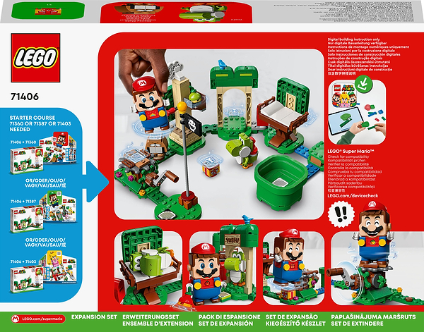 Фото - Конструктор LEGO Super Mario Додатковий набір «Будинок подарунків Йоші» (71406)