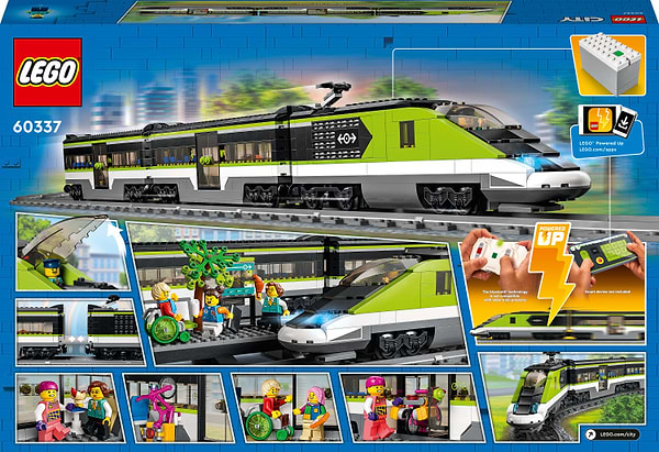 Фото - Конструктор LEGO City Trains Пасажирський потяг-експрес (60337)