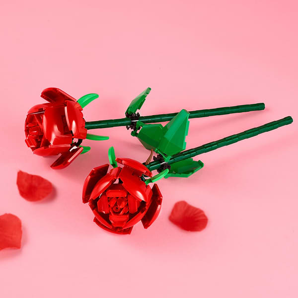 Фото -  LEGO Botanicals Троянди (40460)