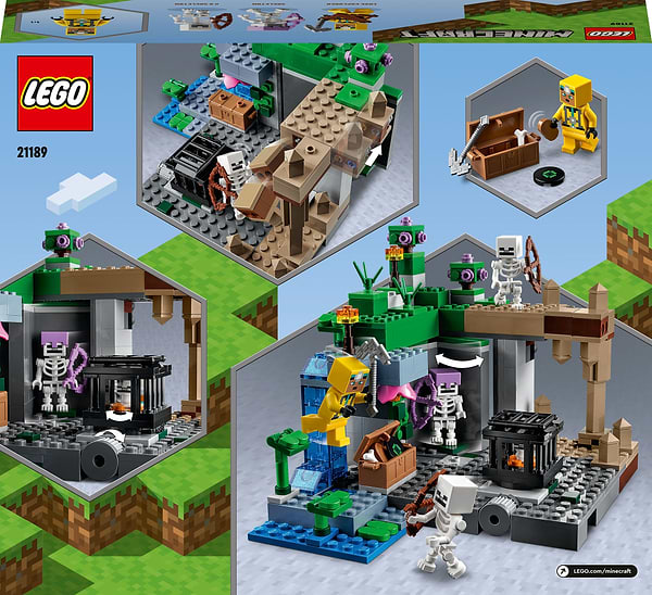 Фото - Конструктор LEGO Minecraft Підземелля скелетів (21189)