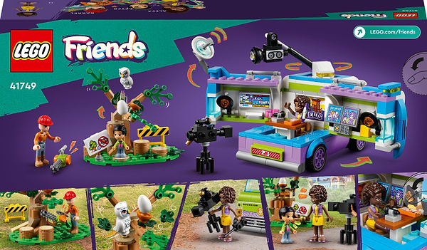 Фото - Конструктор LEGO Friends Фургон редакції новин (41749)
