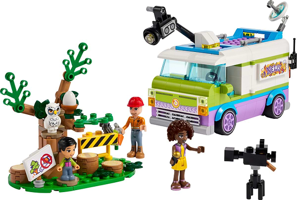 Фото - Конструктор LEGO Friends Фургон редакції новин (41749)