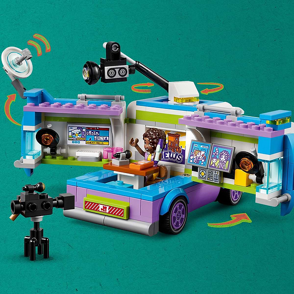 Фото - Конструктор LEGO Friends Фургон редакції новин (41749)