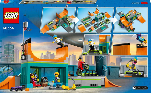 Фото - Конструктор LEGO City Вуличний скейтпарк (60364)