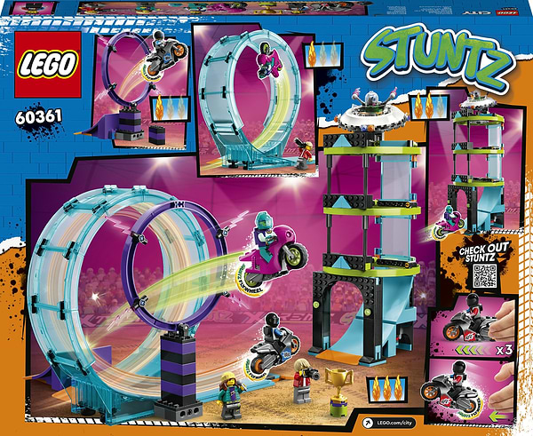 Фото - Конструктор LEGO City Stuntz Невероятная задача для каскадеров (60361)