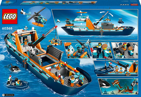 Фото - Конструктор LEGO City Арктичний дослідницький корабель (60368)