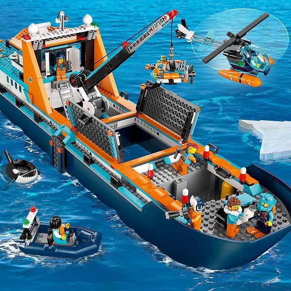 Фото - Конструктор LEGO City Арктичний дослідницький корабель (60368)
