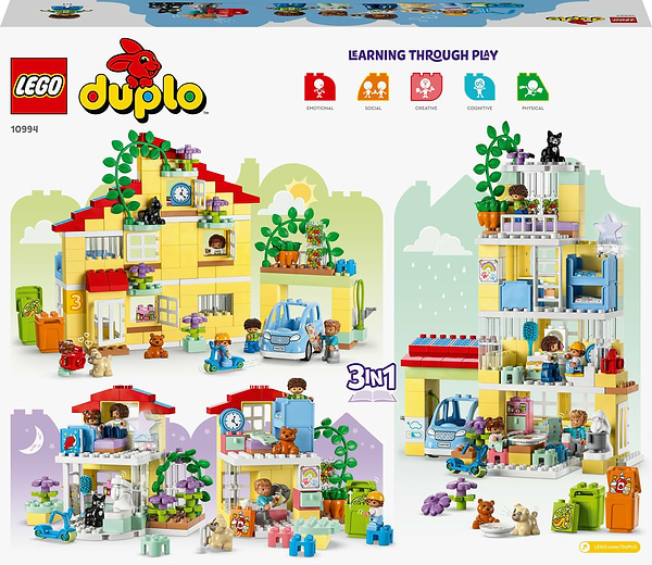 Фото - Конструктор LEGO DUPLO® Семейный дом 3 в 1 (10994)