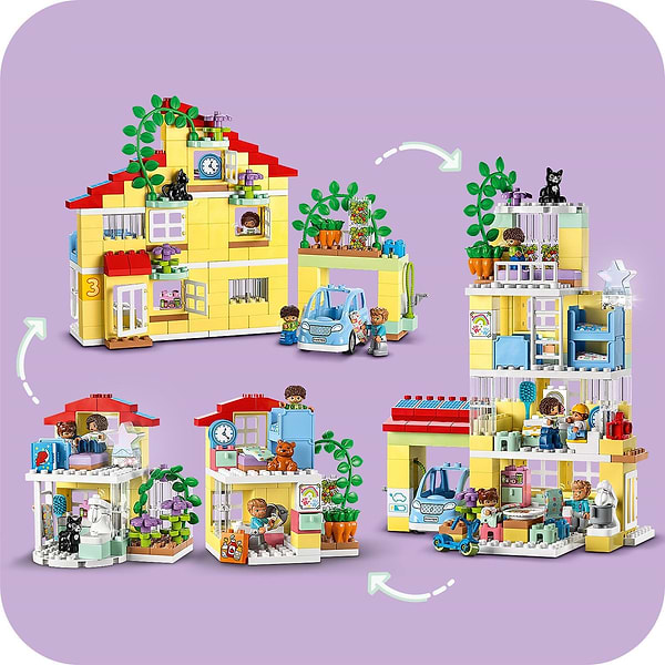 Фото - Конструктор LEGO DUPLO® Семейный дом 3 в 1 (10994)