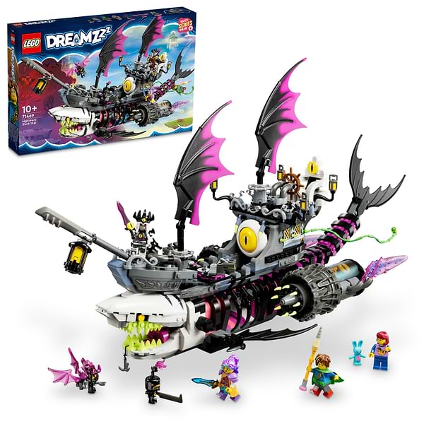 Фото - Конструктор LEGO DREAMZZZ Ужасающий корабль «Акула» (71469)